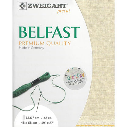 Embroidery Fabric - Linen - Belfast - (3609) - Zweigart