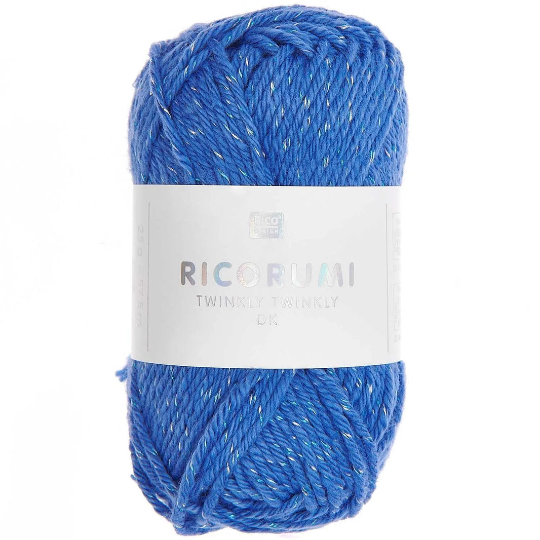 Yarn - Cotton - dk - 25g - blau - 013 - Creative Ricorumi Twinkly Twinkly - Rico Design