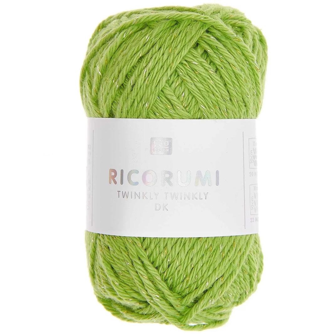 Yarn - Cotton - dk - 25g - grün - 014 - Creative Ricorumi Twinkly Twinkly - Rico Design