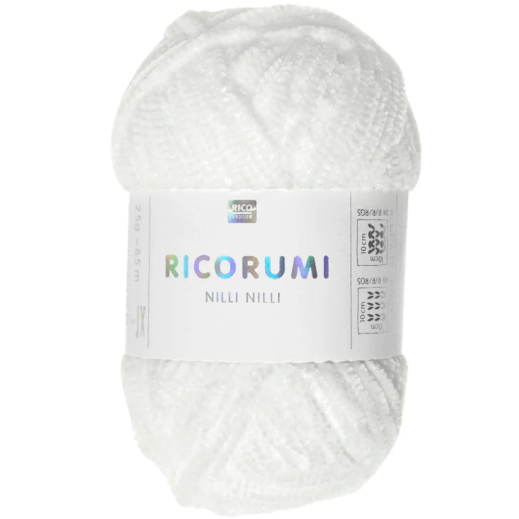 Chenille Yarn - 25g - gelb - 003 - Creative Ricorumi Nilli Nilli - Rico Design