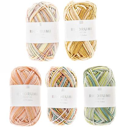 Yarn - Cotton - 25g - Set of 5 -  DK - Creative Ricorumi Print - Rico Design