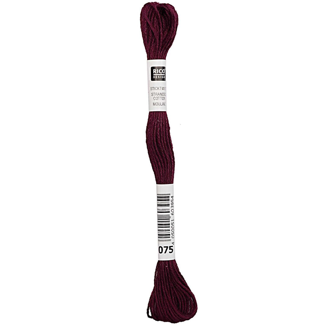 Stranded Cotton Mouliné (8m) - Beerenrot - 075 - Rico Design