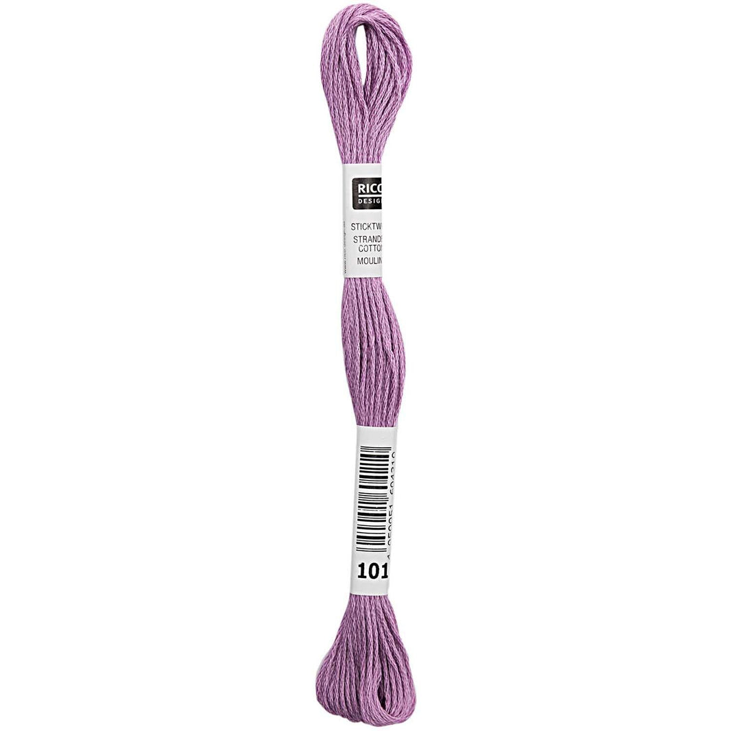 Stranded Cotton Mouliné (8m) - Flieder - 101 - Rico Design