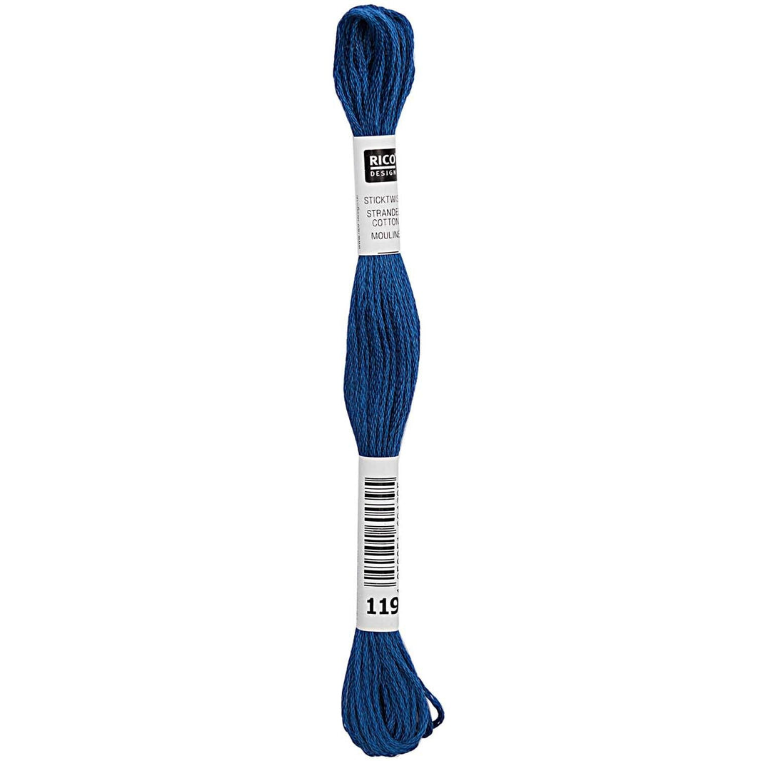 Stranded Cotton Mouliné (8m) - Königsblau - 119 - Rico Design