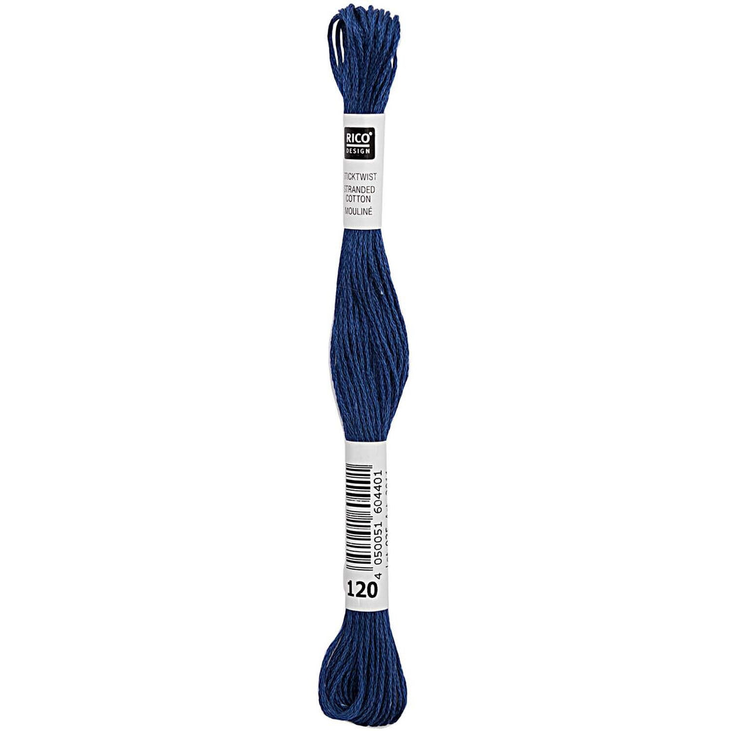Stranded Cotton Mouliné (8m) - Königsblau - 120 - Rico Design