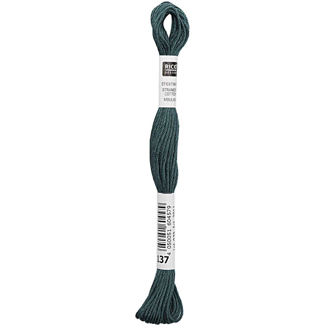 Stranded Cotton Mouliné (8m) - Petrol - 137 - Rico Design