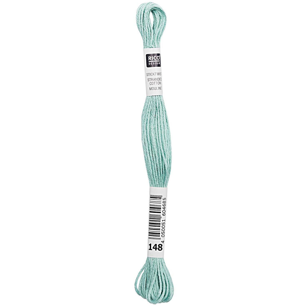 Stranded Cotton Mouliné (8m) - Minze - 148 - Rico Design