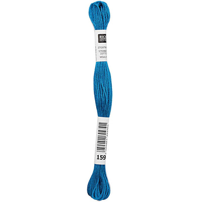Stranded Cotton Mouliné (8m) - Cyan - 159 - Rico Design