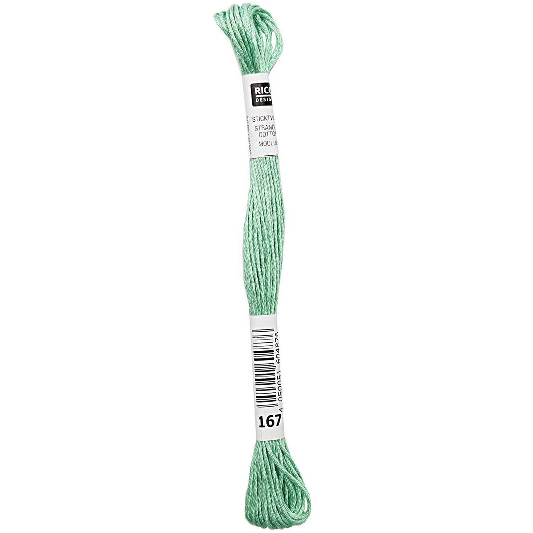 Stranded Cotton Mouliné (8m) - Seegrün - 167 - Rico Design