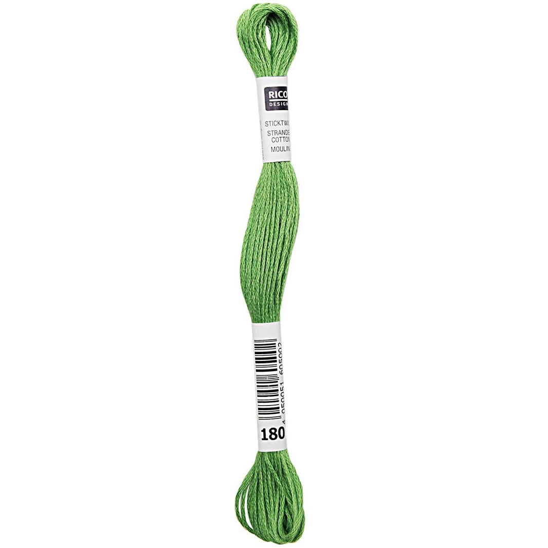 Stranded Cotton Mouliné (8m) - Froschgrün - 180 - Rico Design