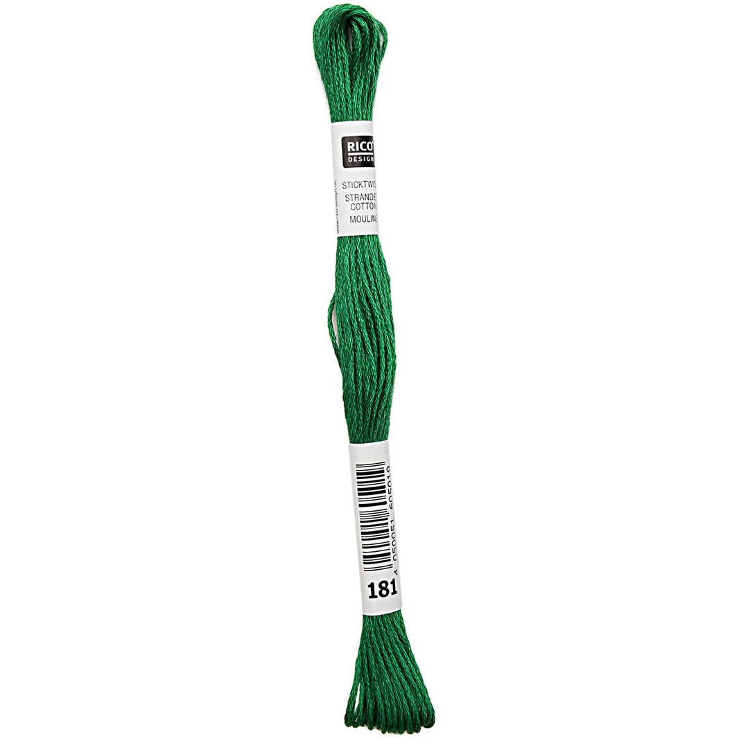 Stranded Cotton Mouliné (8m) - Froschgrün - 181 - Rico Design