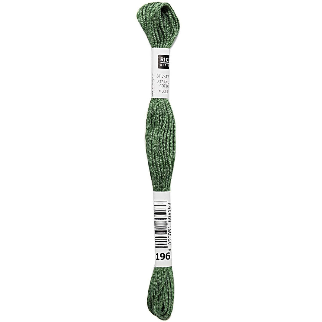 Stranded Cotton Mouliné (8m) - Salbei - 196 - Rico Design