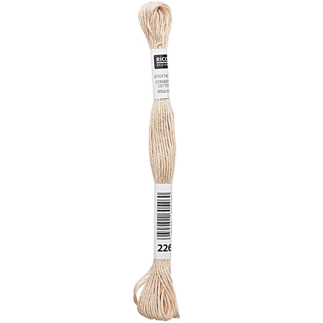 Stranded Cotton Mouliné (8m) - Beige - 226 - Rico Design