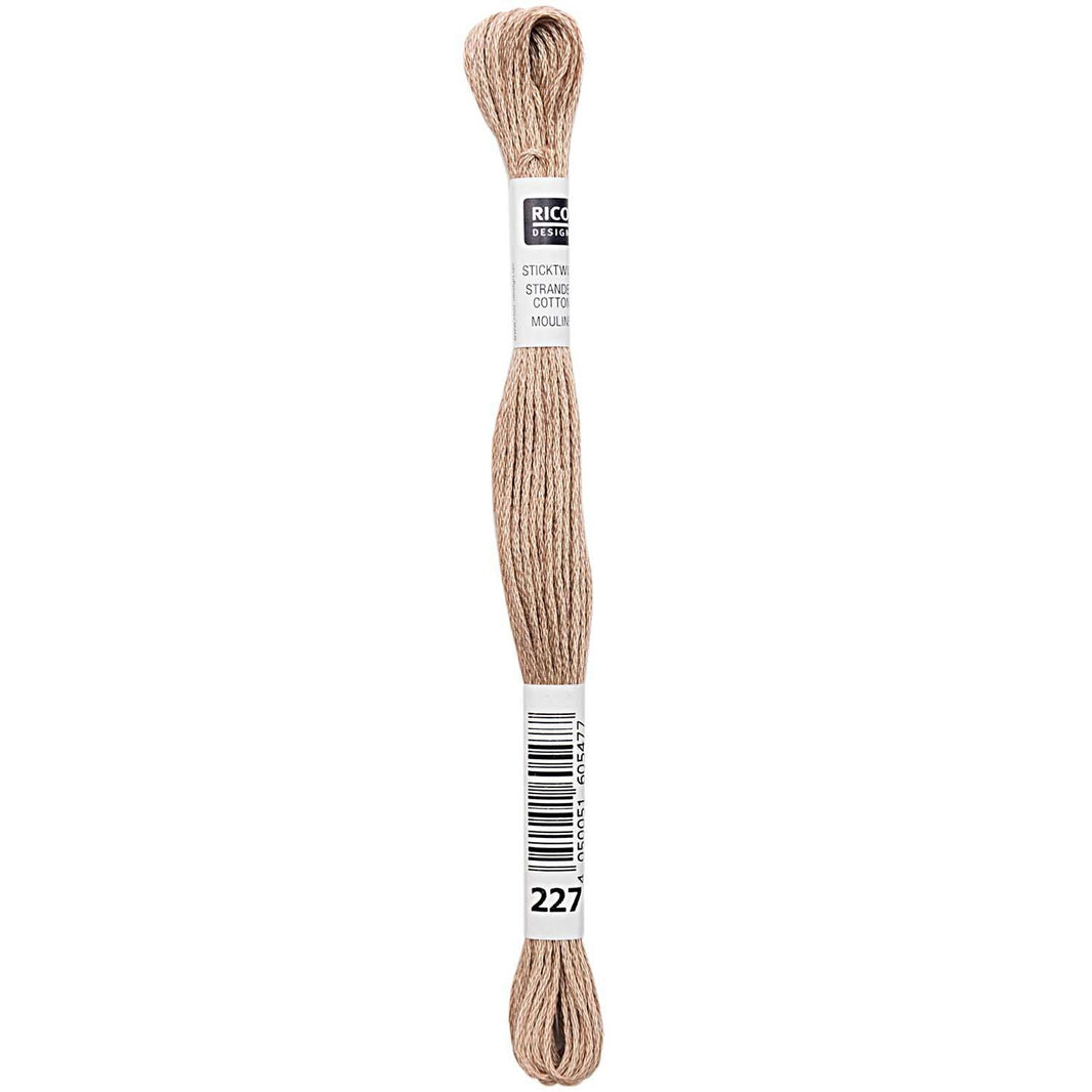 Stranded Cotton Mouliné (8m) - Beige - 227 - Rico Design
