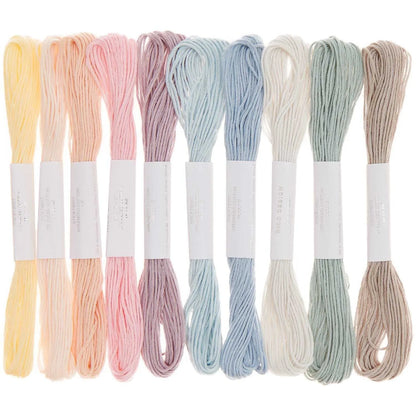 Embroidery Thread Set – Pastel - 10 pcs - Rico Design