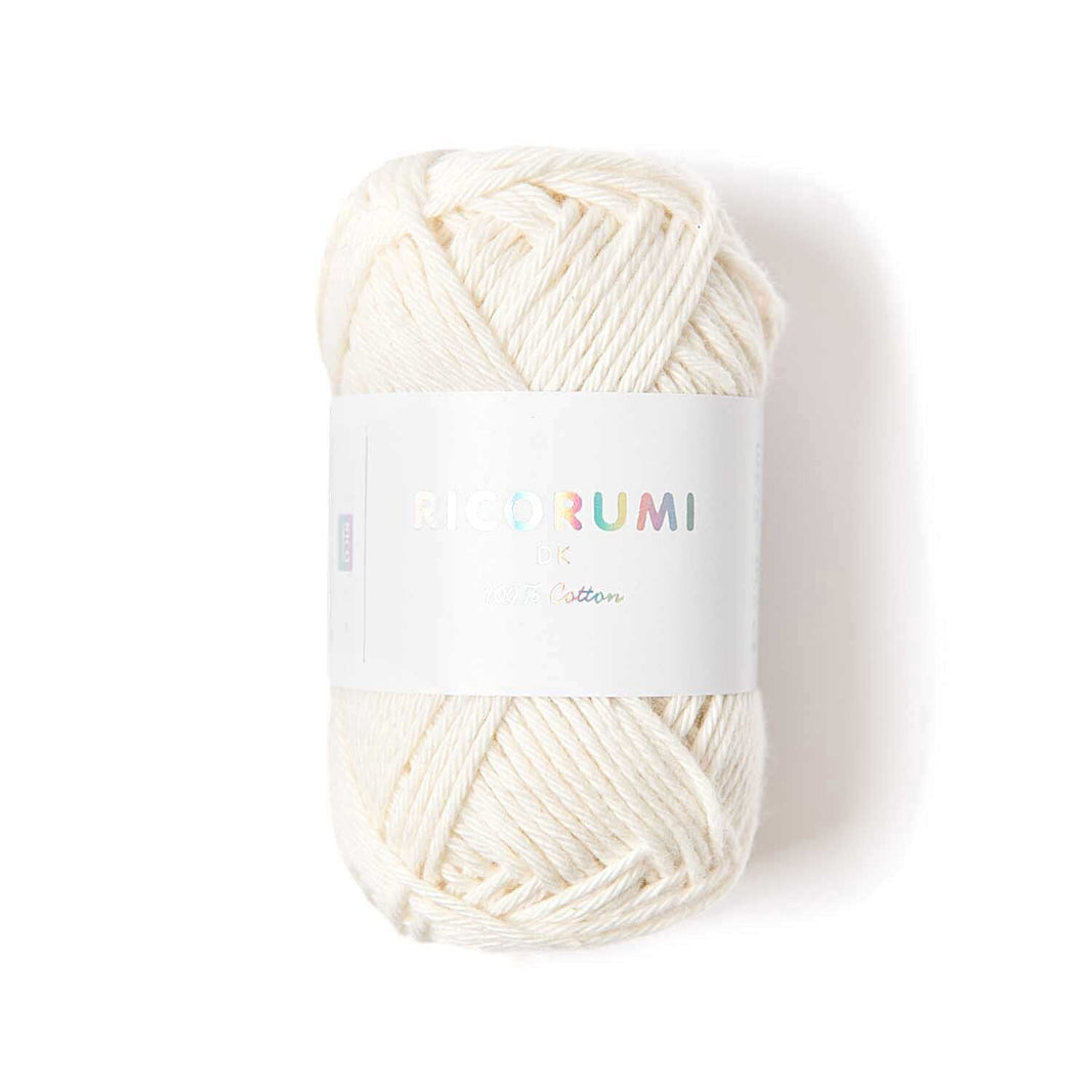 Yarn - Cotton - Ricorumi DK (25g) - Creme - 002 - Rico Design
