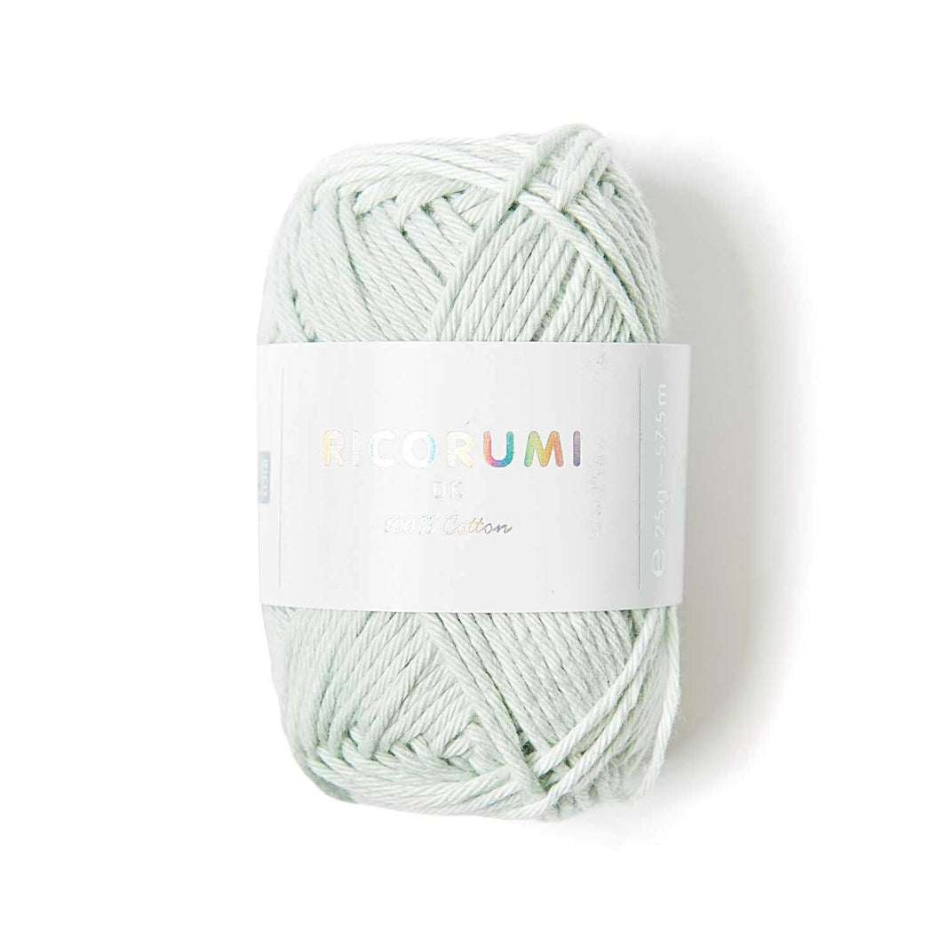 Yarn - Cotton - Ricorumi DK (25g) - Eisgrün - 037 - Rico Design