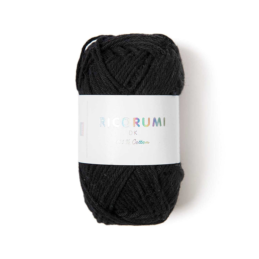 Yarn - Cotton - Ricorumi DK (25g) - Schwarz - 060 - Rico Design