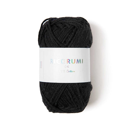 Yarn - Cotton - Ricorumi DK (25g) - Schwarz - 060 - Rico Design