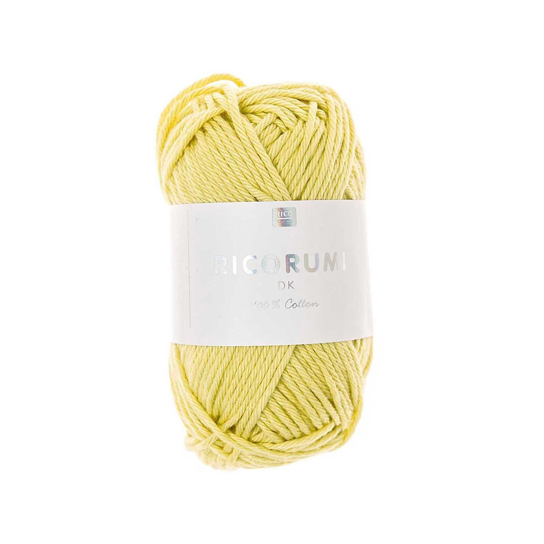 Yarn - Cotton - Ricorumi DK (25g) - Pastellgelb - 062 - Rico Design