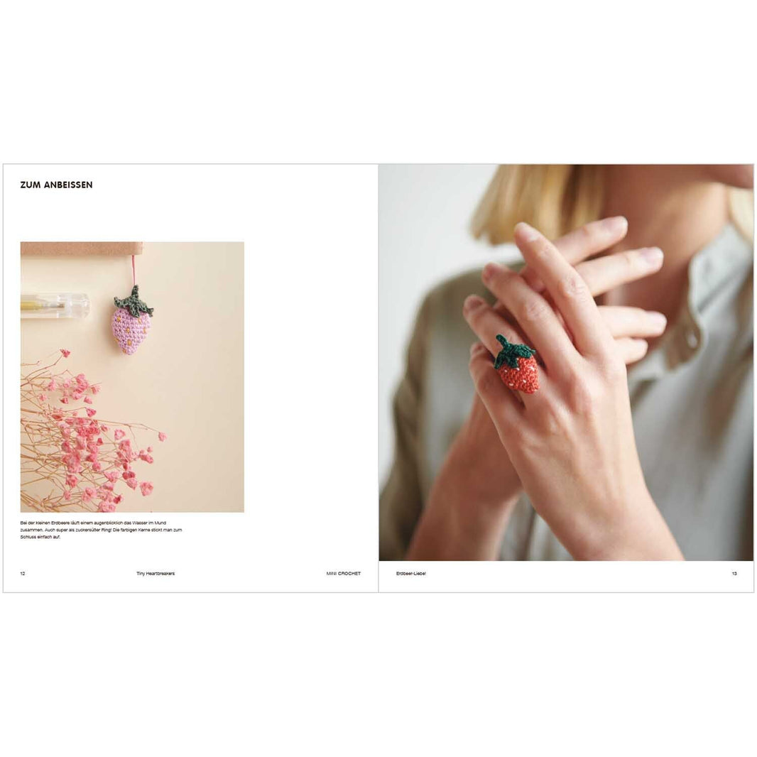 Mini Häkelbuch - Tiny Hearbreakers - Ricorumi - German - Rico Design