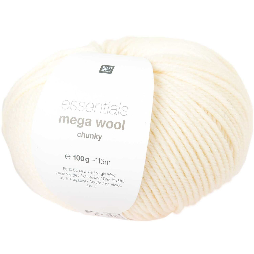 Mega Chunky Wool - Essentials - 100g - Rico Design