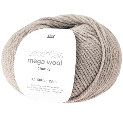 Wolle - 100g - Mega Chunky - Essentials Wool - Rico Design