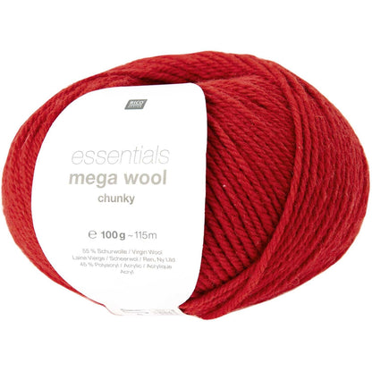 Wolle - 100g - Mega Chunky - Essentials Wool - Rico Design