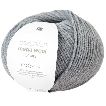 Wolle - 100g - Mega Chunky - Essentials Wool - Rico Design