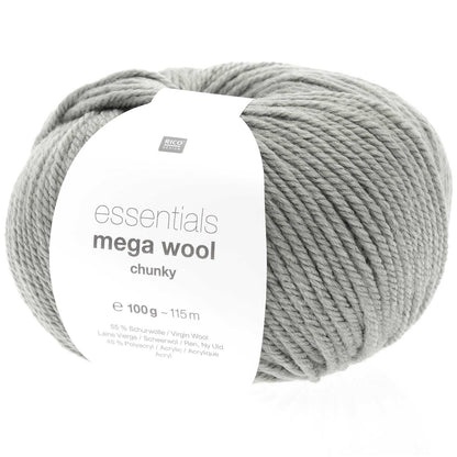 Wolle - 100g - Mega Chunky - Essentials Wool - Rico Design