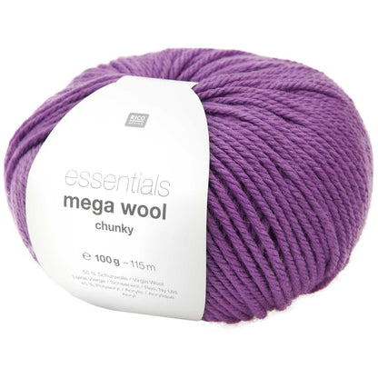Wolle - 100g - Mega Chunky - Essentials Wool - Rico Design