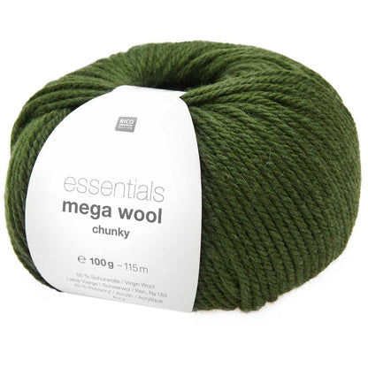 Wolle - 100g - Mega Chunky - Essentials Wool - Rico Design