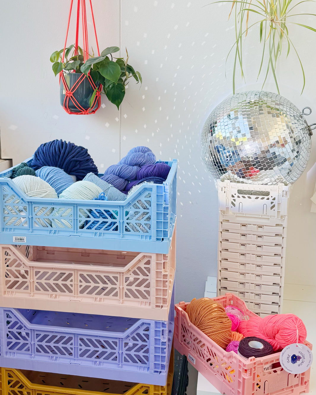 Foldable Crate - Midi - 40 x 30 x 14.5cm - recycled plastic - Aykasa