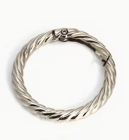 Carabiner Ring  - braided - Craftinglove