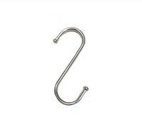S-Haken - 7cm - silber - Craftinglove