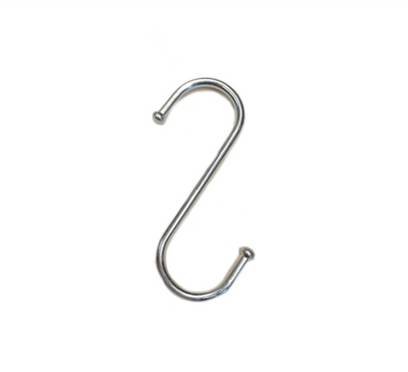 S-Haken - 7cm - silber - Craftinglove
