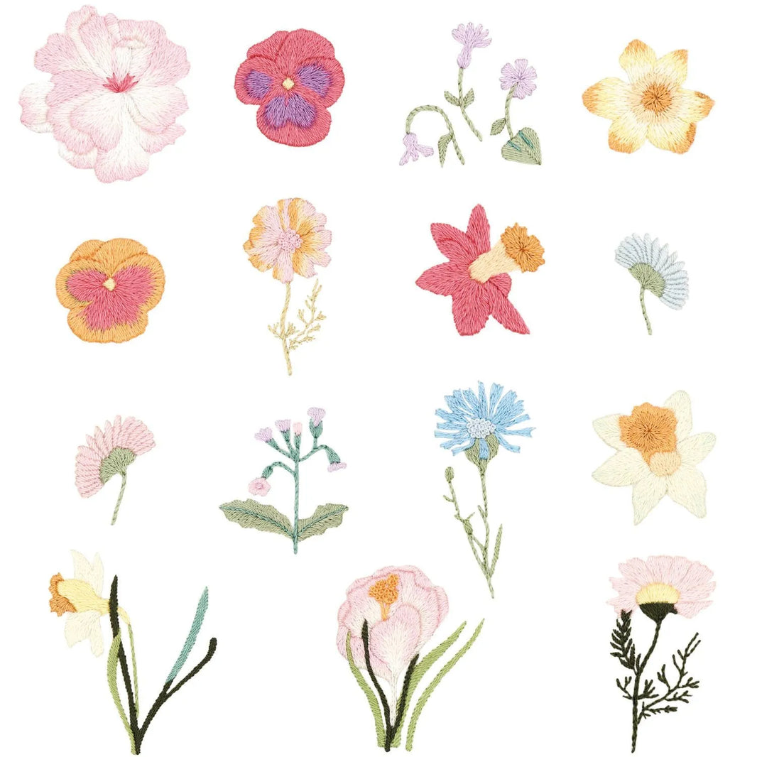 Embroidery Set - Spring flowers - Futschikato - Rico Design