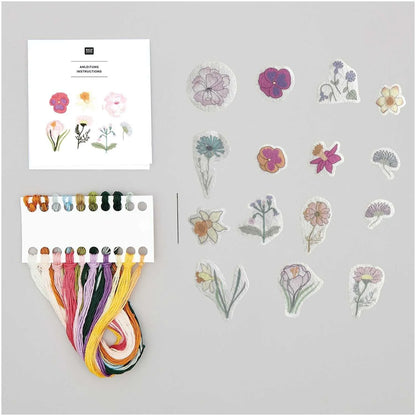 Embroidery Set - Spring flowers - Futschikato - Rico Design