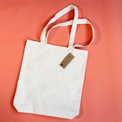 Tote Bag - Organic Cotton - with Sewn Bottom -  29x42x8 cm - W691 - Westofrd Mill