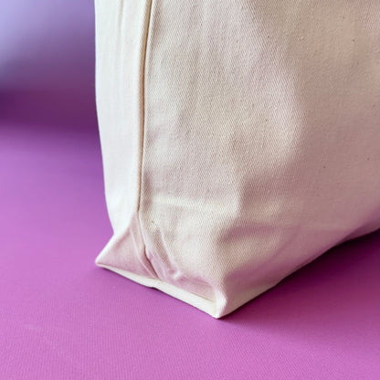 Tote Bag - Organic Cotton - with Sewn Bottom -  29x42x8 cm - W691 - Westofrd Mill