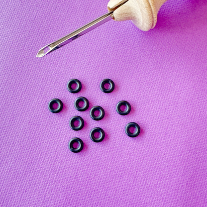 Gummiringe - für die Oxford Punch Needle (10Stk.)