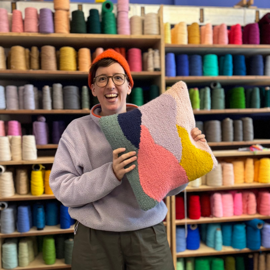 Punch Needle Set - Pillowcase - Abstract Landscape -  Set of 2 - Craftinglove - Deutsch