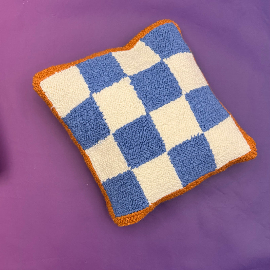 Punch Needle Set - Pillowcase - Squares - Craftinglove - Deutsch