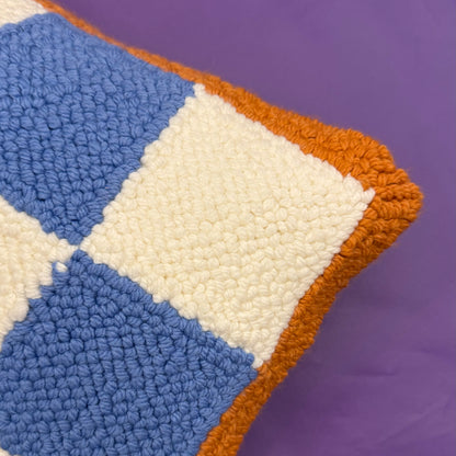 Punch Needle Set - Pillowcase - Squares - Craftinglove - Deutsch