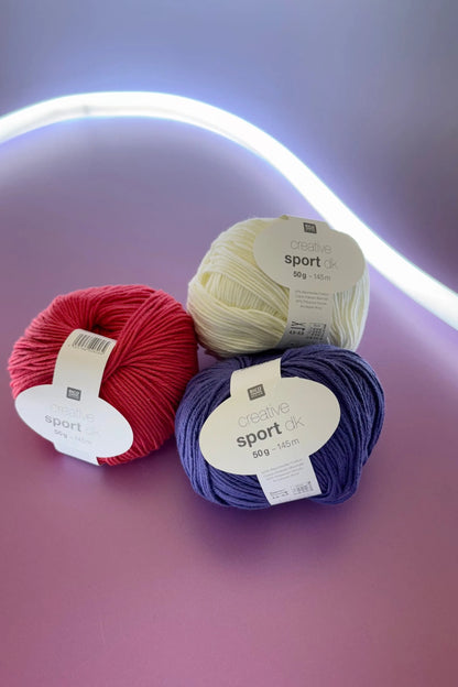 Garn - DK - Creative Sport - 50g - Baumwolle/Acryl - Rico Design
