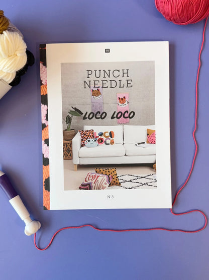 Punch Needle Buch - Nr. 3 - Loco Loco - Rico Design