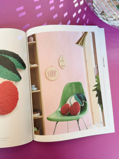 The Punch Needle Book - “Just Bees + Fruits + Flowers” - No. 6 - Rico Design