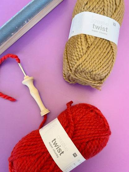 Garn - 100g - Creative Twist - super Chunky - 75m - Rico Design