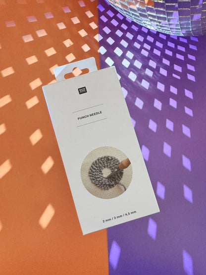 Punch Needle Set - Wooden Punch Needle - 3 Needle Sizes (2mm, 3mm, 4.5mm) - Rico Design