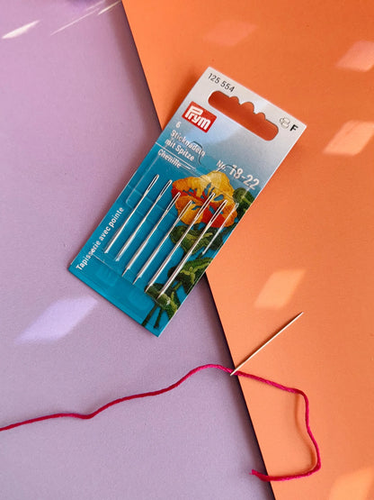 Embroidery Needles - with Point - No. 18-22 - Prym